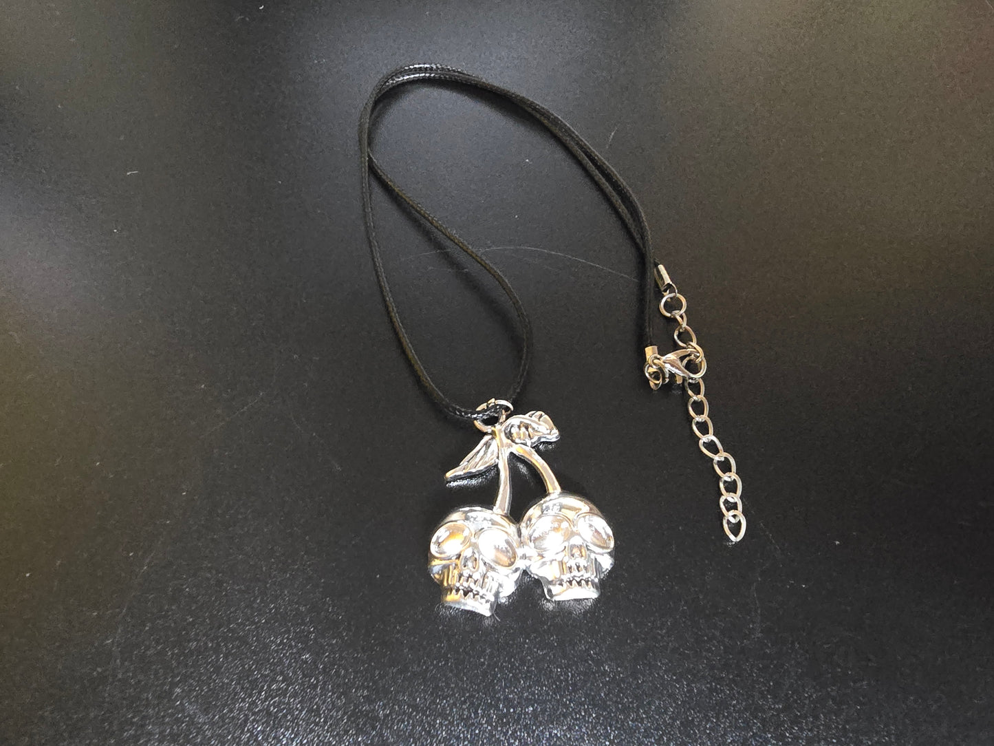 Cherry Skull Pendant