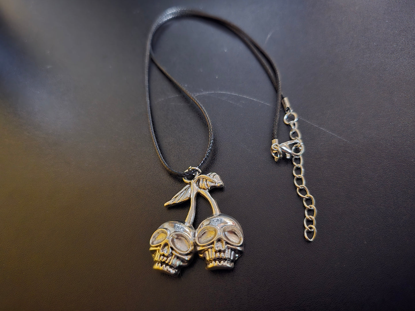 Cherry Skull Pendant