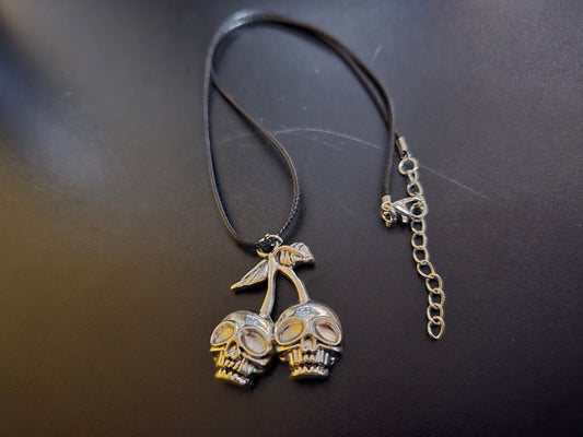 Cherry Skull Pendant