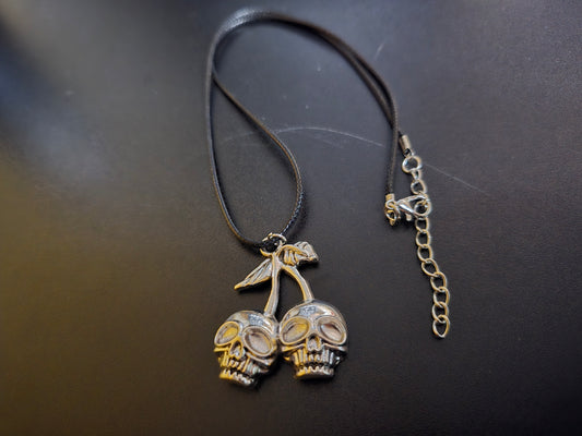 Cherry Skull Pendant